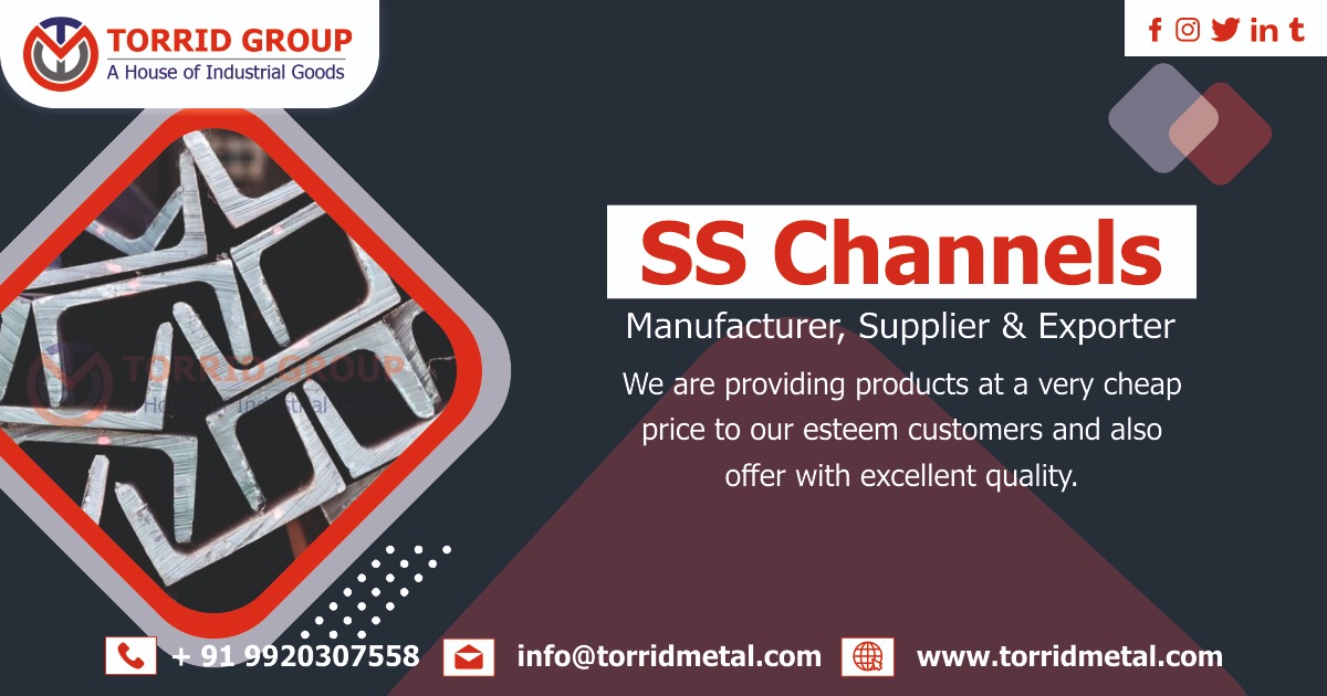 SS Channels Manufacturer & Supplier in Ahmedabad, Gujarat, India