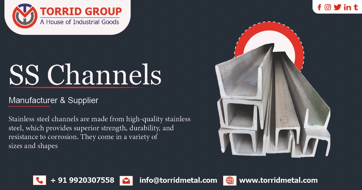 SS Channels Manufacturer & Supplier in Ahmedabad, Gujarat, India